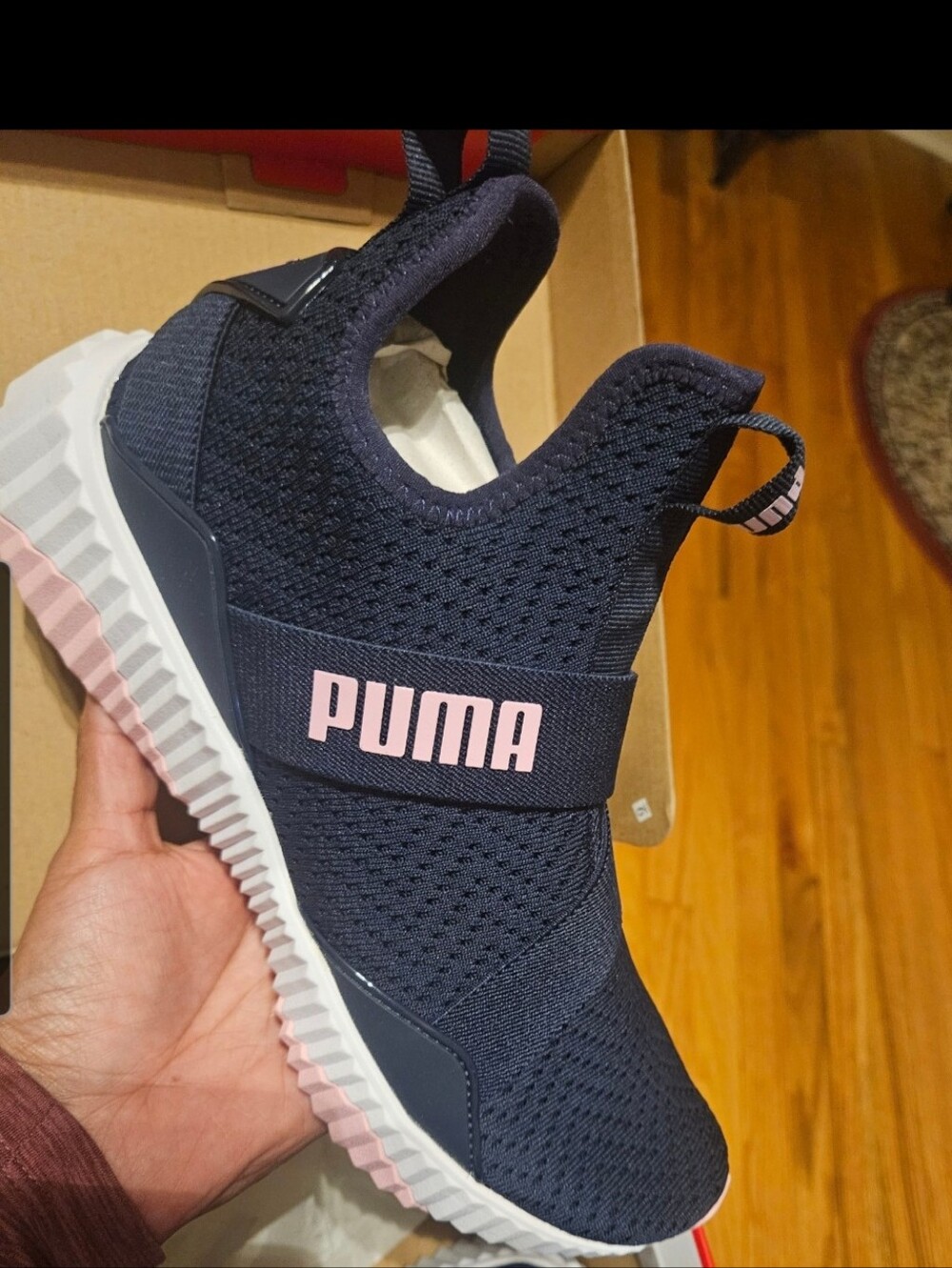 NIB Puma Defy Mid Core Women's Training Shoes - Navy (women's Sz 9.5)